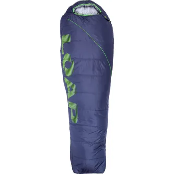 Spacák Mumiový spací pytel LOAP Decline Dark blue-Green R-pravý zi