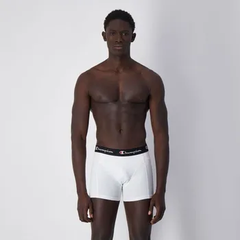 Boxerky Pánské boxerky Smooth Seam 2 Pack White/Black - Champion Barva: Bílá, Velikost: XXL
