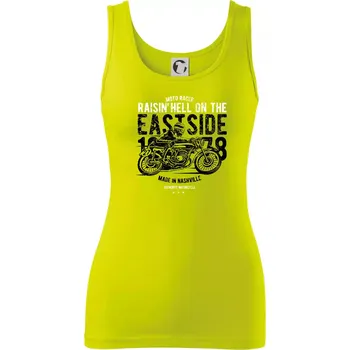 Dámské tričko Raisin Hell Moto Racer - Dámské tílko - XL ( Limetková )