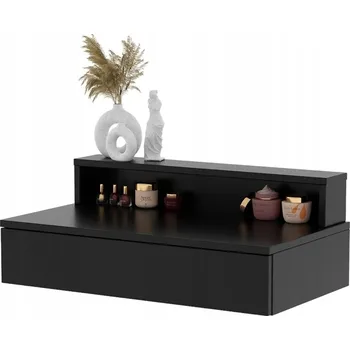 Konferenční stolek Konzolový Stolek Meblano černá matná 75 x 28 x 40 cm