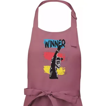 Kuchyňská zástěra Winner závodník - Dámská zástěra na vaření - Univerzální velikost ( Starorůžová )