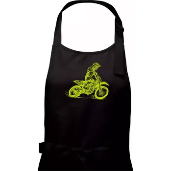 Kuchyňská zástěra Crosska zelená - Dámská zástěra na vaření - Univerzální velikost ( Černá )