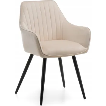 Jídelní židle ČALOUNĚNÁ ŽIDLE PROŠÍVANÁ VELUROVÁ DO OBÝVÁKU JÍDELNY MODERNÍ PASSO