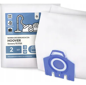 Sáček do vysavače 2x SÁČEK do VYSAVAČE Hoover Sensory TS 1725 Syntetický Velký Sáčky G9