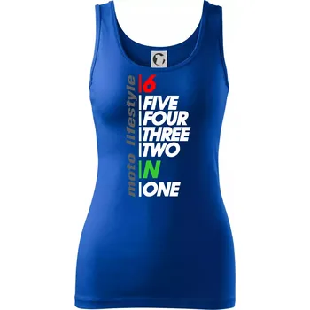 Dámské tričko Moto lifestyle - Dámské tílko - XL ( Královská modrá )