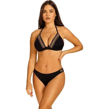 Dámské plavky Dámské dvoudílné plavky Cosmo 9 S 555 BG2 - Self černá/proužky 40B