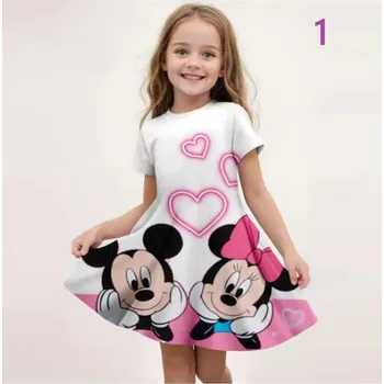 Dívčí šaty Minnie Mouse Dívčí letní šaty s motivem "Minnie Mouse" Motiv: 1, Velikost: 110