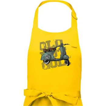 Kuchyňská zástěra Scooter olive - Dámská zástěra na vaření - Univerzální velikost ( Žlutá )
