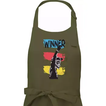 Kuchyňská zástěra Winner závodník - Dámská zástěra na vaření - Univerzální velikost ( Khaki )