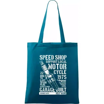 Spark Plug - Taška bavlněná - 42 x 38 cm ( Petrolejová )