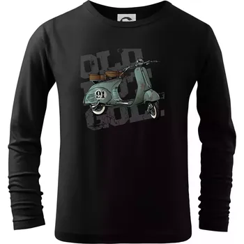 Chlapecké tričko Scooter olive - Triko dětské Long Sleeve - 122 cm/6 let ( Černá )