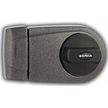 Visací zámek VRCHNÍ ZÁMEK NA DVEŘE GERDA ZESÍLENÝ BÍLÝ 4 KLÍČE PROTI VRTÁNÍ