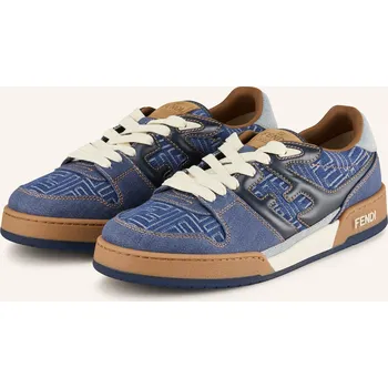 Pánské tenisky Fendi Pánské Sneakersy Match, modrá / režná / hnědá, 44,5