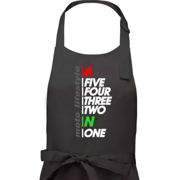 Kuchyňská zástěra Moto lifestyle - Dámská zástěra na vaření - Univerzální velikost ( Tmavá břidlice (šedá se zeleným nádechem) )