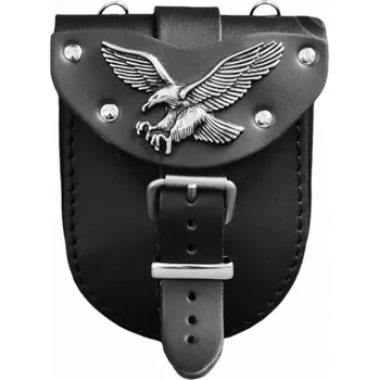 Kožená kapsička/pouzdro Černý orel bez cvočků