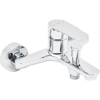 Vodovodní baterie SAT Vanová baterie SAT Mood bez sprchového setu 150 mm chrom SATBSMOOD222 SATBSMOOD222