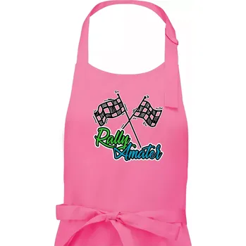 Kuchyňská zástěra Rally amatér - Dámská zástěra na vaření - Univerzální velikost ( Růžová )