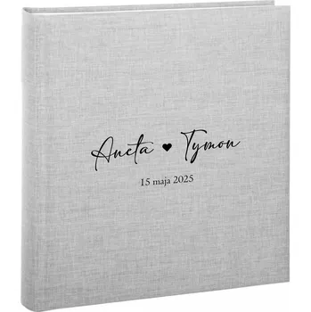 Fotoalbum Personalizované album na fotky k vlepování, 30 listů, plátěná vazba, Váš potisk