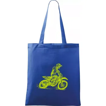 Nákupní taška Crosska zelená - Taška bavlněná - 42 x 38 cm ( Královská modrá )