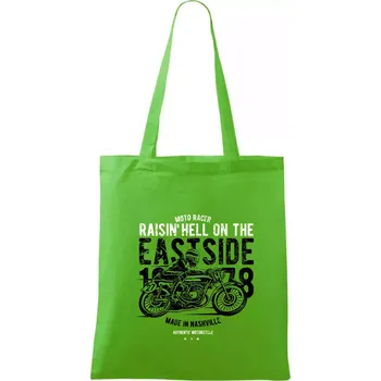 Nákupní taška Raisin Hell Moto Racer - Taška bavlněná - 42 x 38 cm ( Apple Green )