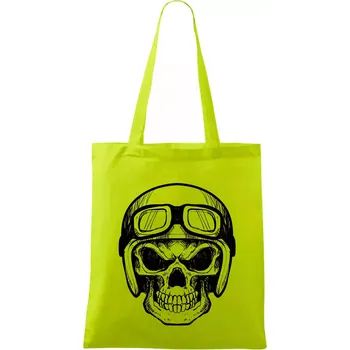 Nasranej motorkář - Taška bavlněná - 42 x 38 cm ( Limetková )