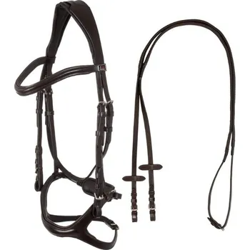 Uzdečka SUPREME s anatomickým nánosníkem tmavě hnědá FULL