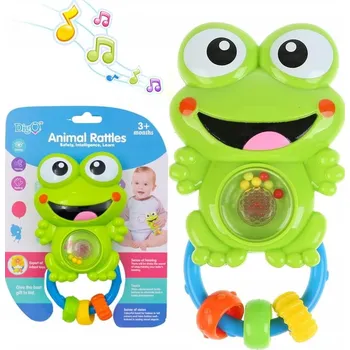 Chrastítko Žabička s melodiemi, zvuky a světlem 3m+