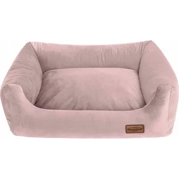 Pelíšek pro psa RECOBED Velurová pohovka lila růžová S 65 x 50 cm