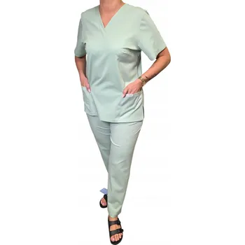 Dámská mikina Dámská lékařská MIKINA De Susan Barcelona, viskózová, mátová VEL. MÁTA