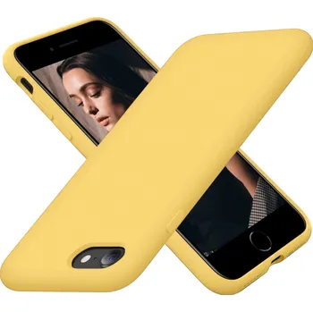 Pouzdro na mobilní telefon Silikonový tenký barevný obal iPhone 7/8/SE2/SE3 Barva: Žlutá