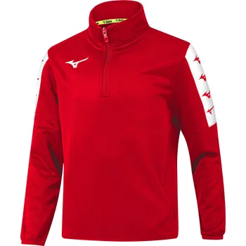 Pánská mikina Mizuno Nara Interlock Training Top M - Red Velikost: 3XL