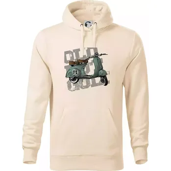 Pánská mikina Scooter olive - Mikina pánská Cape s kapucí - 4XL ( Mandlová )