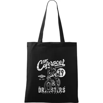 Nákupní taška Caferacer79 - Taška bavlněná - 42 x 38 cm ( Černá )