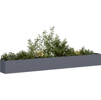 Truhlík vidaXL Truhlík antracitový 360x40x40 cm ocel válcovaná za studena