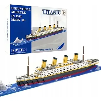 ostatní stavebnice TITANICKÉ STAVEBNICE PRO MONTÁŽ LODI DIKOM MODEL 1878 KUSŮ DÁREK