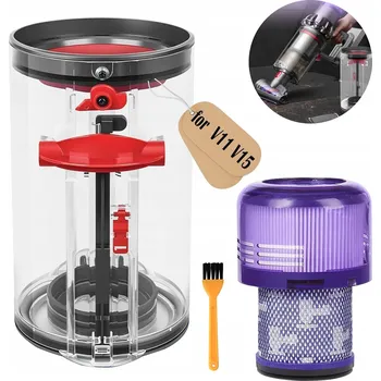 Velká nádoba na prach s náhradním filtrem pro Dyson V11 V15 SV14 SV17 SV15 SV22
