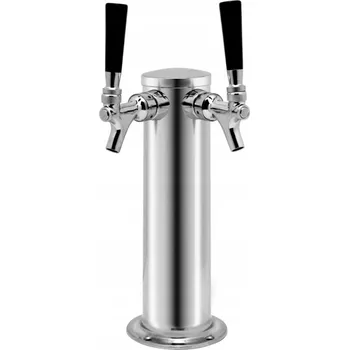 Výčepní technika Sloup Dávkovač na pivo s dvěma kohouty / Dvojitý pivní výčepní sloup