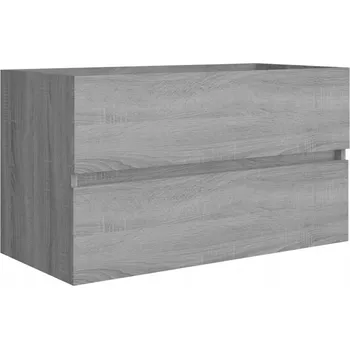Koupelnový nábytek Skříňka pod umyvadlo VidaXL šedá 38,5x45x80 cm