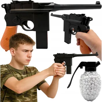 Dětská zbraň Plastová kuličková pistole puška realistická pistole sada