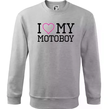 I love my motoboy - Mikina Essential dětská - 158 cm/12 let ( Světlešedý Melír )