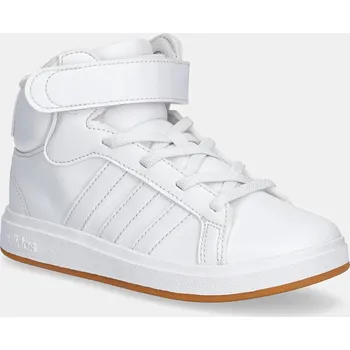 Chlapecké tenisky Dětské tenisky adidas GRAND COURT MID bílá barva, JR0803 00X, EUR 31.5