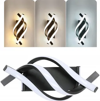 Nástěnné svítidlo Moderní LED nástěnná svítidla 22W 2500 LM, do předsíně, obývacího pokoje, černá