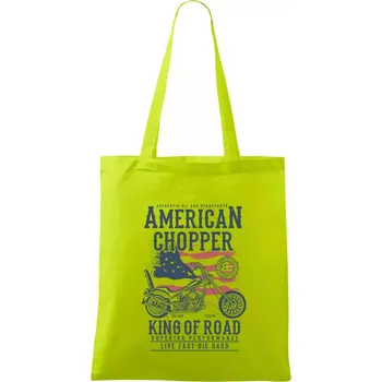 American Chopper - Taška bavlněná - 42 x 38 cm ( Limetková )