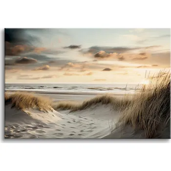 Obraz Velký obraz na zeď do obýváku Výhled Moře Krajina východ slunce
