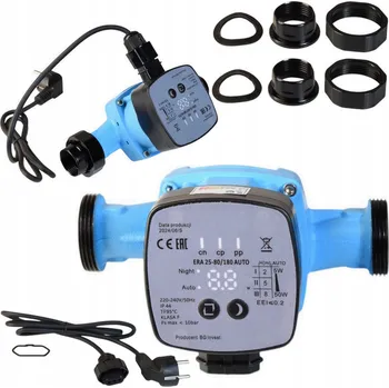 Oběhové čerpadlo ENERGETICKY ÚSPORNÉ OBĚHOVÉ ČERPADLO ERA 25-80/180 AUTO ELEKTRONICKÉ PRO ÚSTŘEDNÍ TOPENÍ