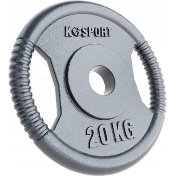 Litinový Závaží kotouč 20 kg O20 K-SPORT