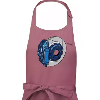 Kuchyňská zástěra Auto kotoučová brzda - Pánská zástěra na vaření - Univerzální velikost ( Starorůžová )