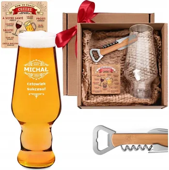 Sklenice Pivní Sklenice pivní Sklenice s gravírováním 400ml sada vánoční Dárek pro šéfa