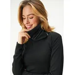 Dámský nákrčník UNUO z teplákoviny Basic, Černá Velikost: Dámská