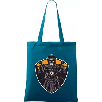 Road runner lebka - Taška bavlněná - 42 x 38 cm ( Petrolejová )